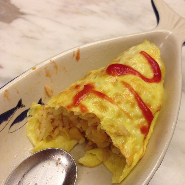 蛋包蕃茄炒飯：lisa 一起做