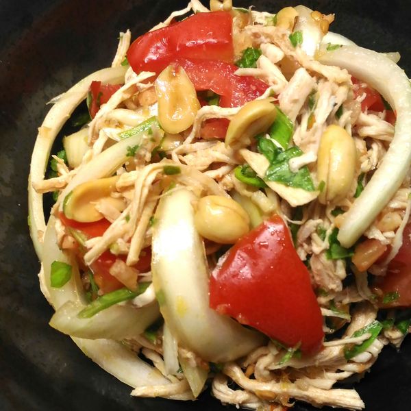 泰式涼拌雞絲 : 蘋果媽媽 加理敦魔法陋室一起做