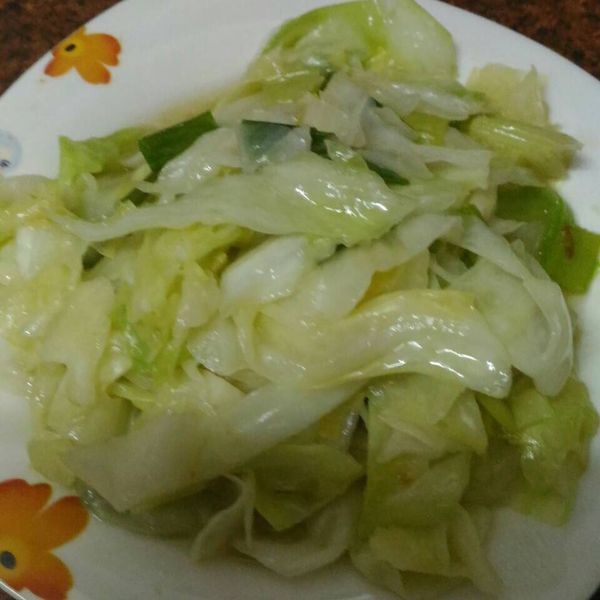 炒高麗菜（家常料理）：芯慧的簡單料理💕 一起做