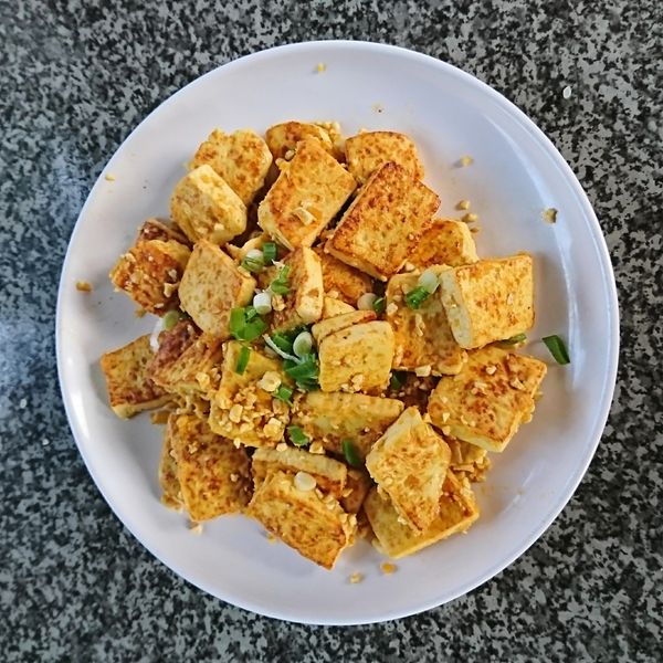 安萱下課後 快炒店人氣料理 金沙豆腐 : Arther Lin一起做