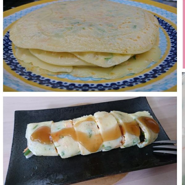 超Q手工蛋餅皮：小淨 一起做