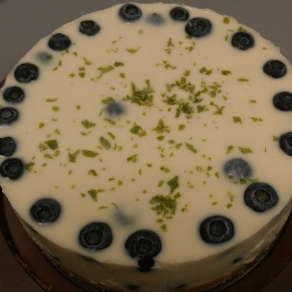 藍莓檸檬生乳酪蛋糕(免烤) : Bin Lu一起做