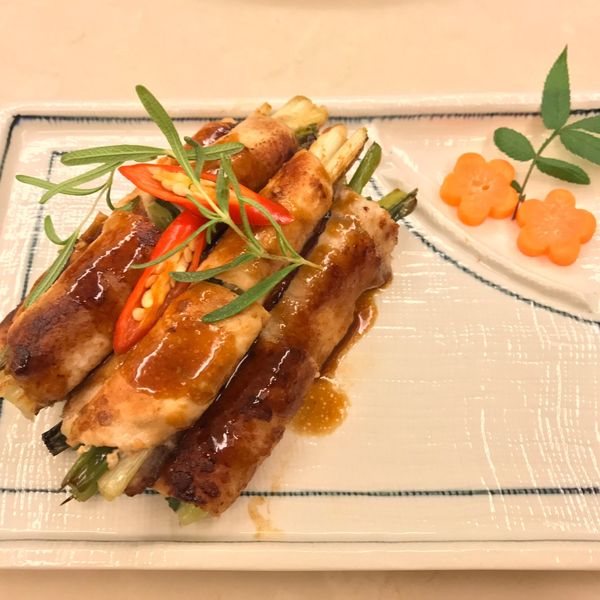 照燒蔥肉捲：Cathy Huang 一起做