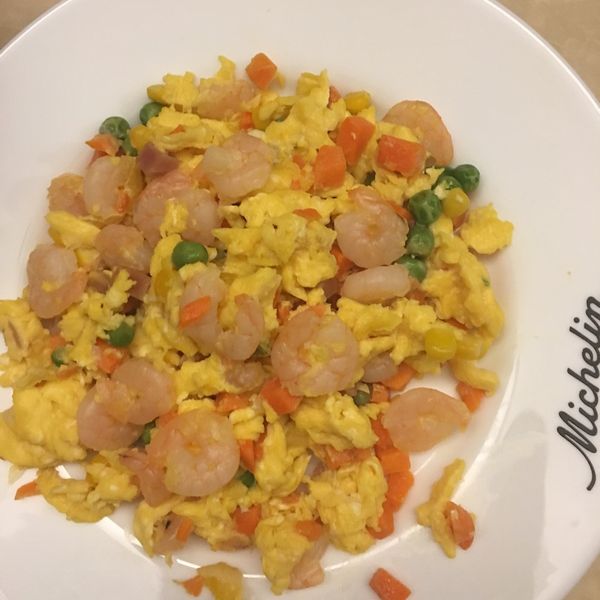 お弁当-170511-蝦仁炒蛋 : 王秀菁一起做