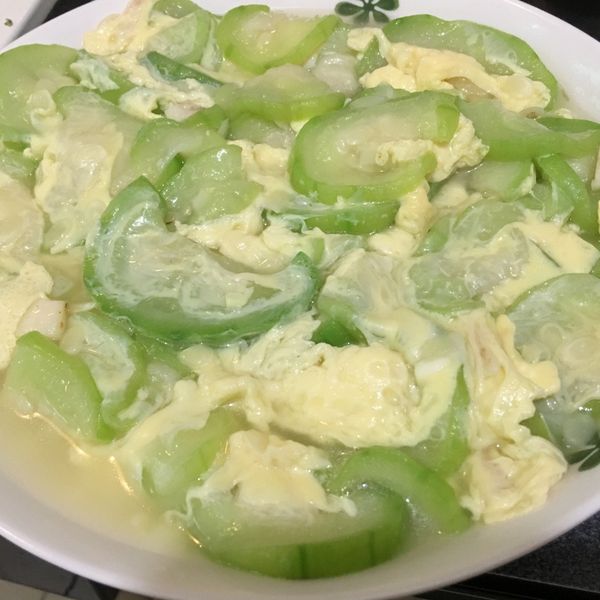 滑蛋絲瓜 : Karissa一起做