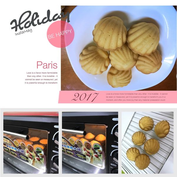 【影片】檸檬貝殼蛋糕（又名瑪德蓮蛋糕） : 頴頴手作料理一起做