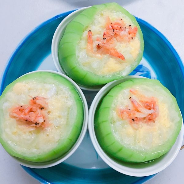 一菜二吃之絲瓜盅蒸蛋:Chichi 一起做