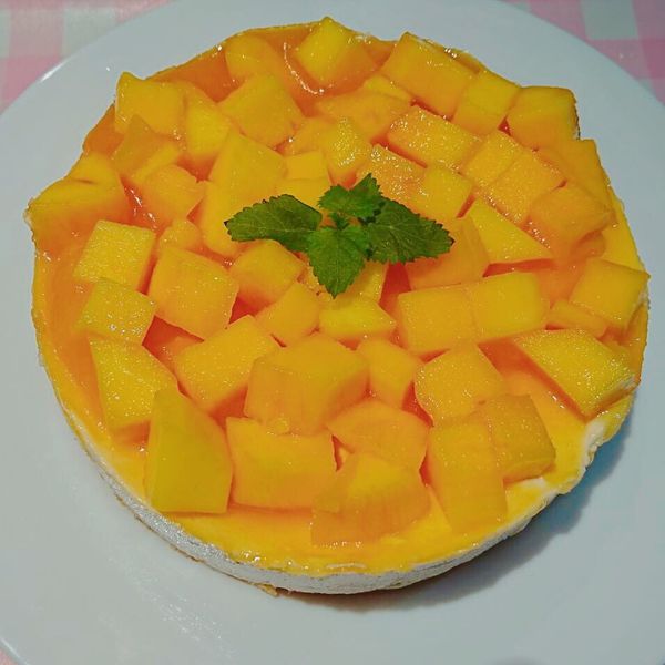 三層【芒果慕斯蛋糕】免烤箱 簡單做 : 陳姵安一起做