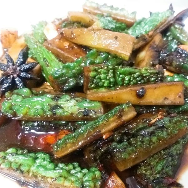 豆豉苦瓜 : Zn Lai一起做