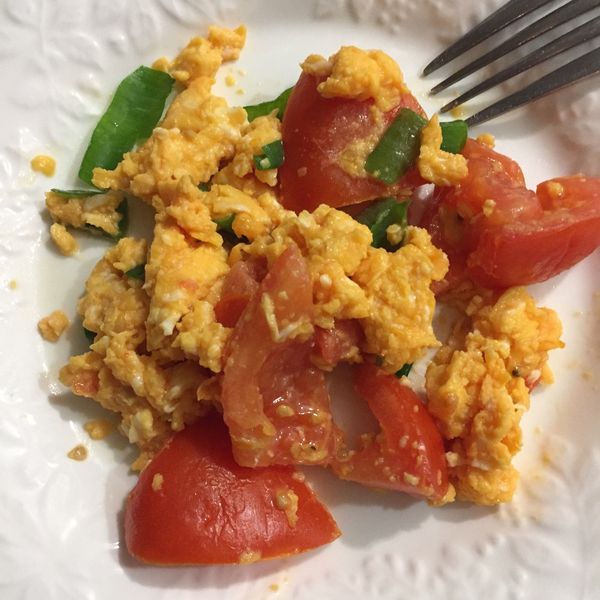 不用番茄醬的番茄炒蛋✨ : Chloe Chen一起做