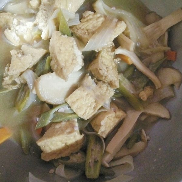 味噌燒油豆腐：凜亞 一起做