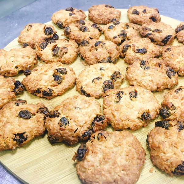 【高纖健康】燕麥葡萄乾餅乾 : Mikan Hana一起做