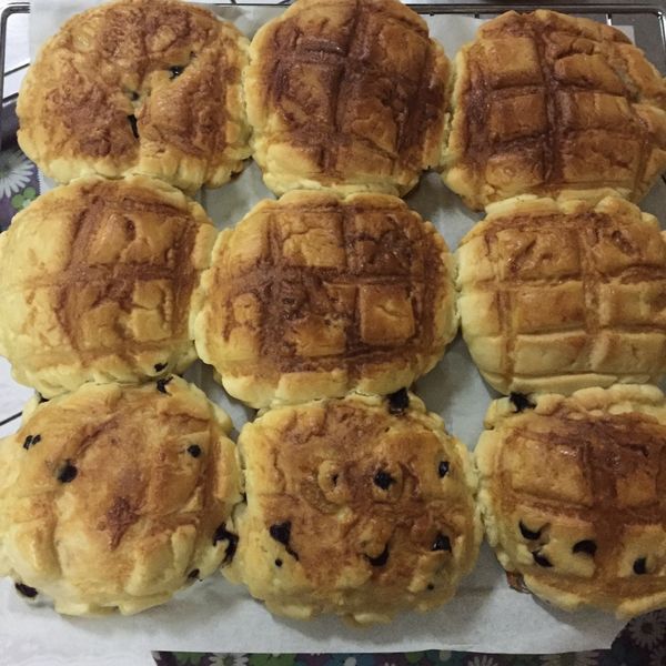 菠蘿麵包【麥典實作工坊麵包專用粉】 : Tiffany Kuo一起做