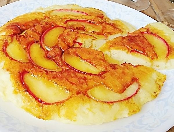 蘋果鬆餅 ~平底鍋+鬆餅粉輕鬆完成~：君君豬豬 一起做