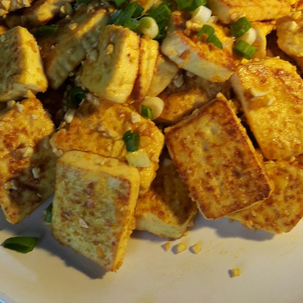 安萱下課後 快炒店人氣料理 金沙豆腐 : Pay Lin一起做