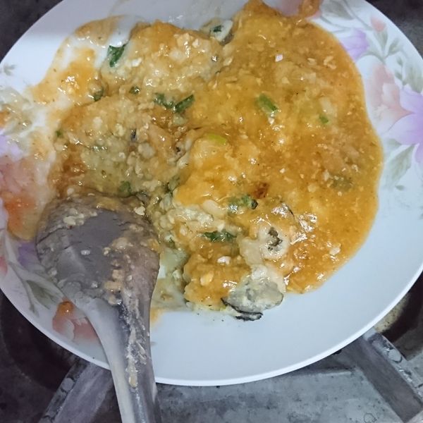 鮮蚵烘蛋@美麗人妻Selina Wu : 小米一起做