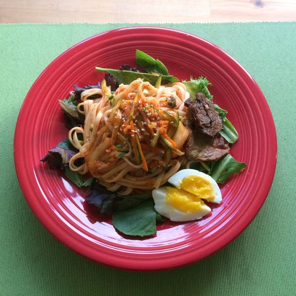 韓式辣醬冷拌麵🍜：Tina 一起做