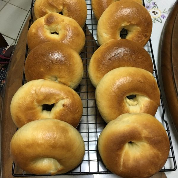 原味鮮奶貝果（巧克力餡）：Lisa Chen 一起做