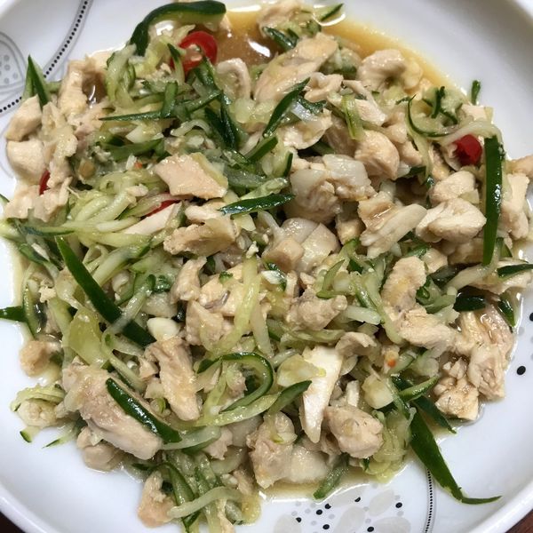 涼拌雞絲 : 祥媽咪一起做