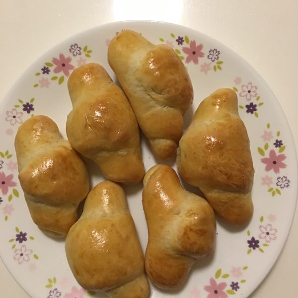 海塩奶油卷麵包🥐🥐🥐 : Judy Chu一起做