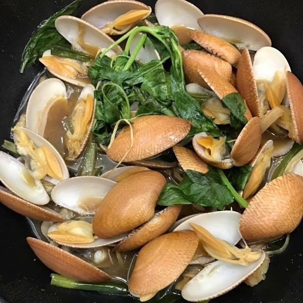 九層塔炒海瓜子【台式熱炒】：Joan Wu 一起做