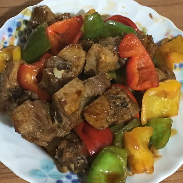 糖醋排骨 : Wei-Long  Hsu一起做