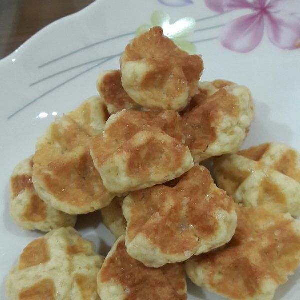 一口鬆餅球 : Apple一起做