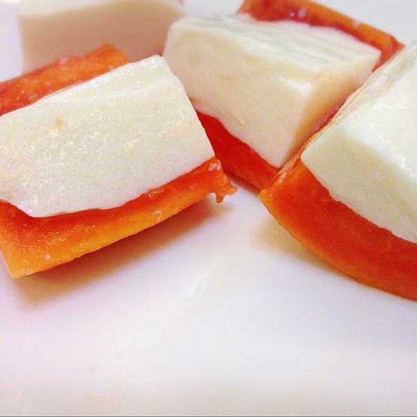 木瓜牛奶凍 [超簡易15分鐘食譜] : 貴婦小靜一起做