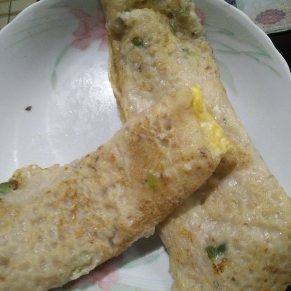 蛋餅【免揉麵團】：梁嘉琪 一起做