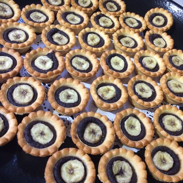 香蕉巧克力杏仁奶油塔 : 陳冠融一起做