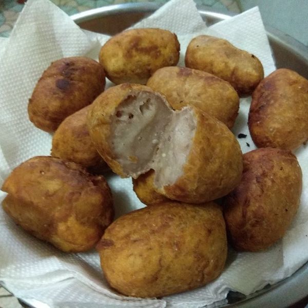 ♥我的手作年菜♥芋棗 : 林怡萱一起做