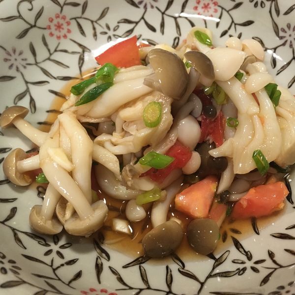 蒜味涼拌鮮菇 15分鐘開胃菜 : Purin一起做