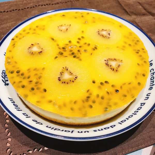 百香果生乳酪(免烤):Molly Chang 一起做