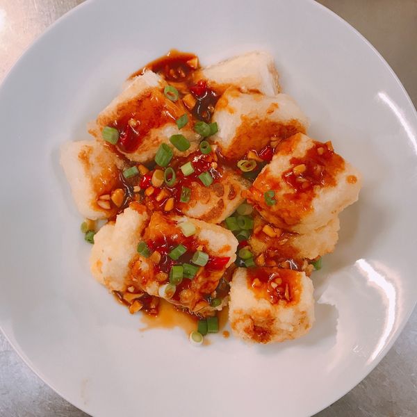 蒜香酥豆腐：Cindy 一起做