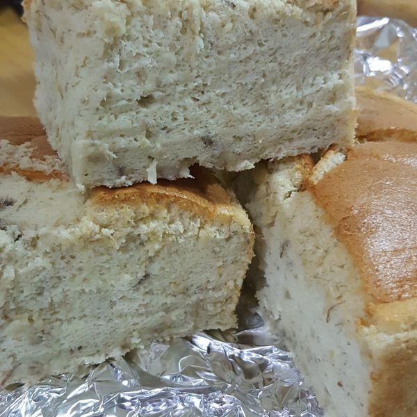 超好吃蜂蜜香蕉戚風 (低熱量) : 小梁一起做