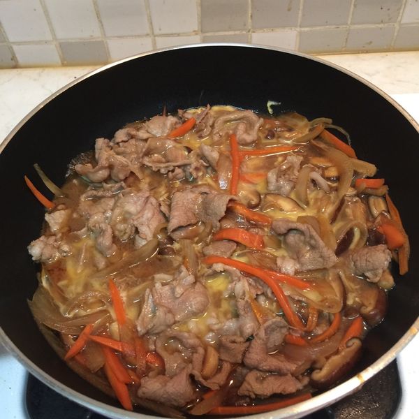 壽喜燒豬肉丼飯 : Marandi Tata一起做