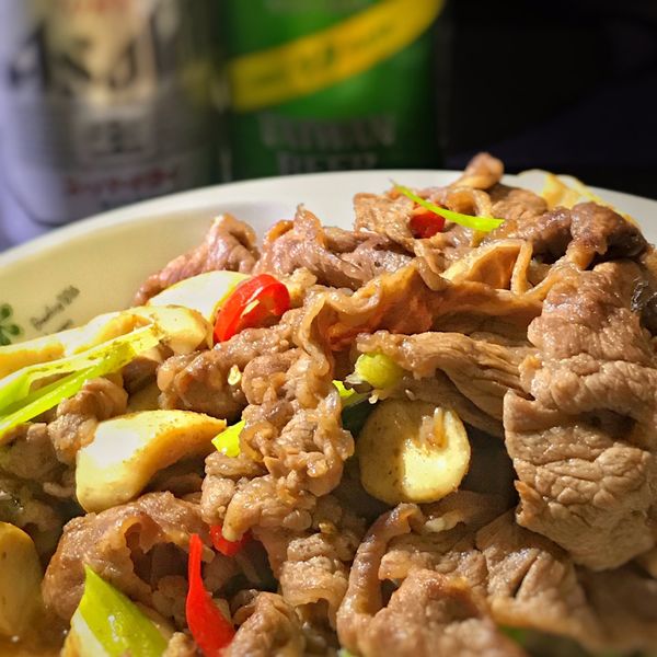 便當菜：蒜香杏鮑菇牛肉片 : pennylin32一起做