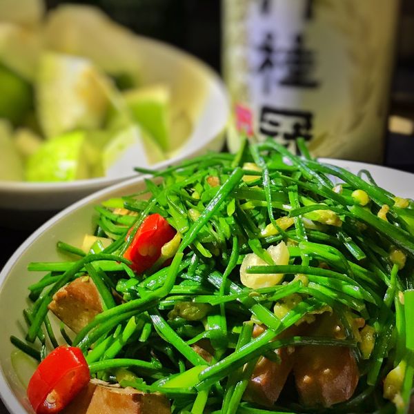 韭菜花炒豆干 : pennylin32一起做