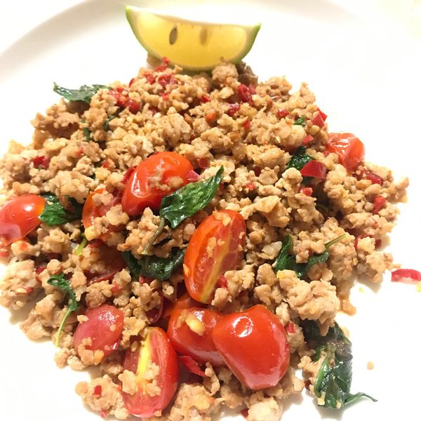 泰式打拋蔬菜肉末 鹹香下飯 : 10一起做