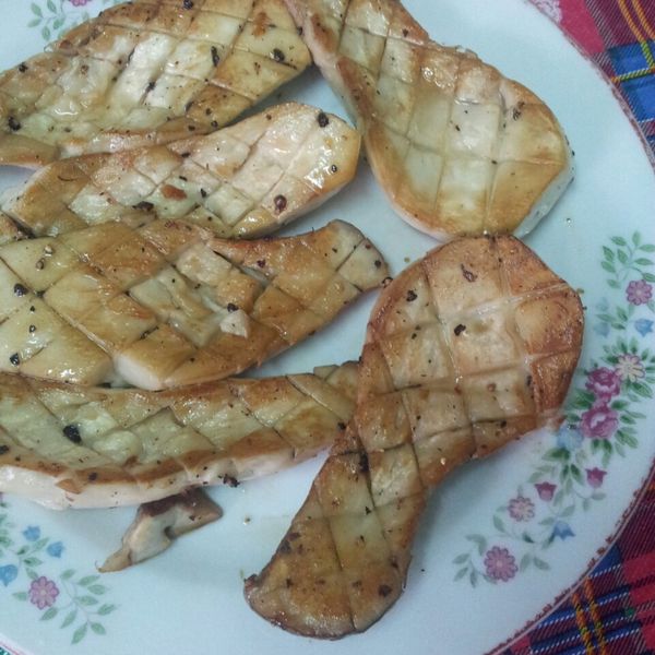 ▊香煎杏飽菇 ♥♥ ▊ : Yi Emily一起做