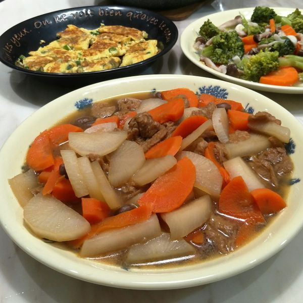 麵筋紅燒蘿蔔 #罐頭料理：Qiu S-Ghost 一起做