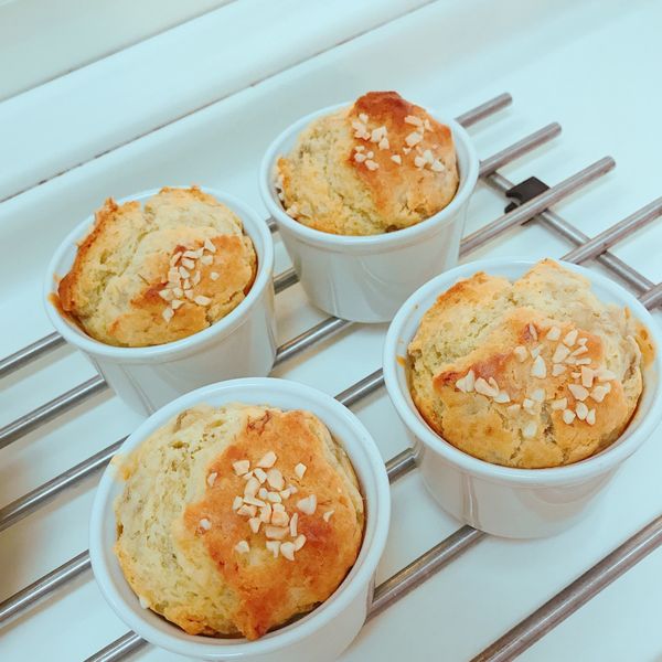 香蕉核桃瑪芬：珊珊 一起做