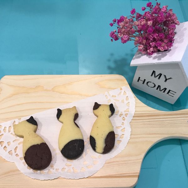 三花貓咪造型餅乾：湘奈兒 一起做