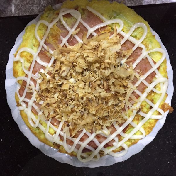 大阪燒：洋蔥 一起做