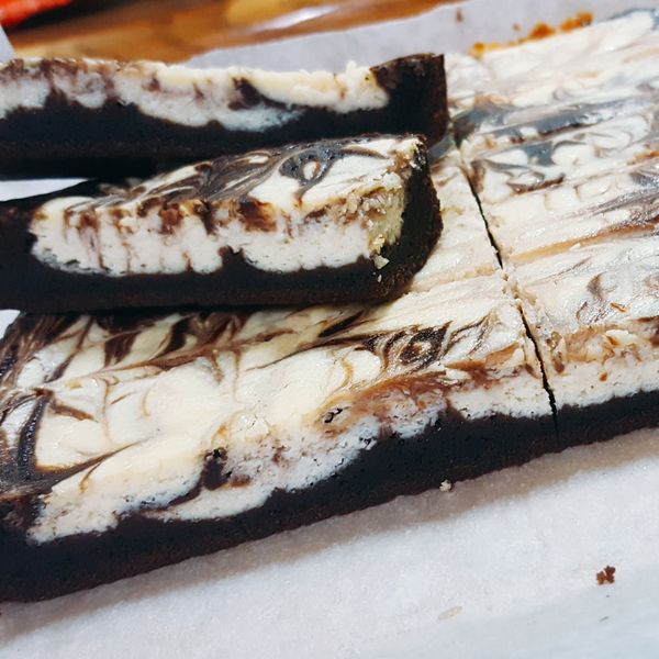 大理石乳酪布朗尼 : 小梁一起做