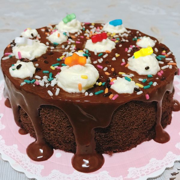 燙麵Q潤巧克力戚風：黃馨 一起做