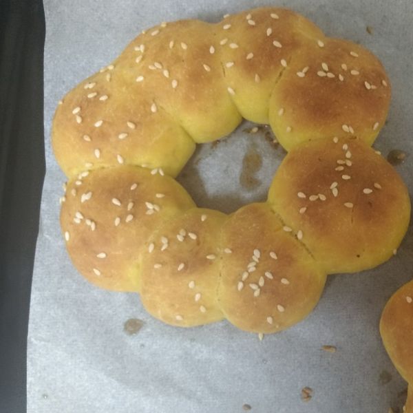 『寶寶食譜』地瓜波堤甜甜圈(免油炸):娃娃 一起做