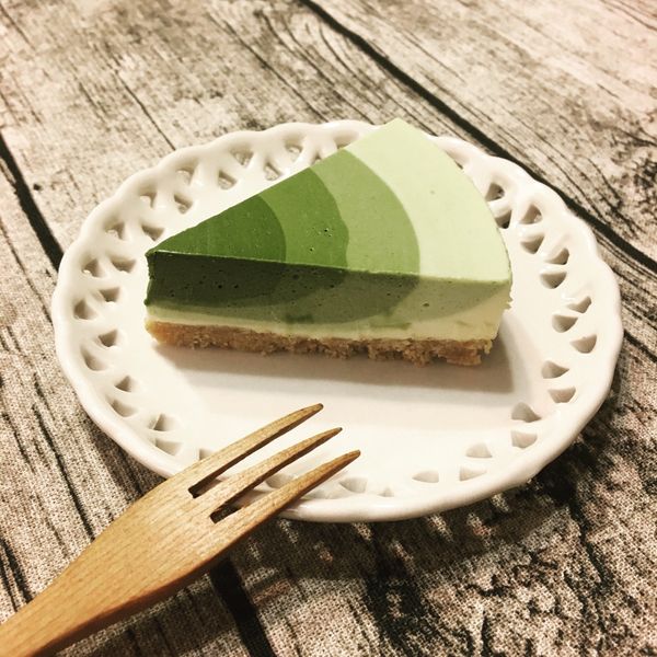 抹茶漸層乳酪蛋糕 （6吋、免烤箱） : Jane Wu一起做