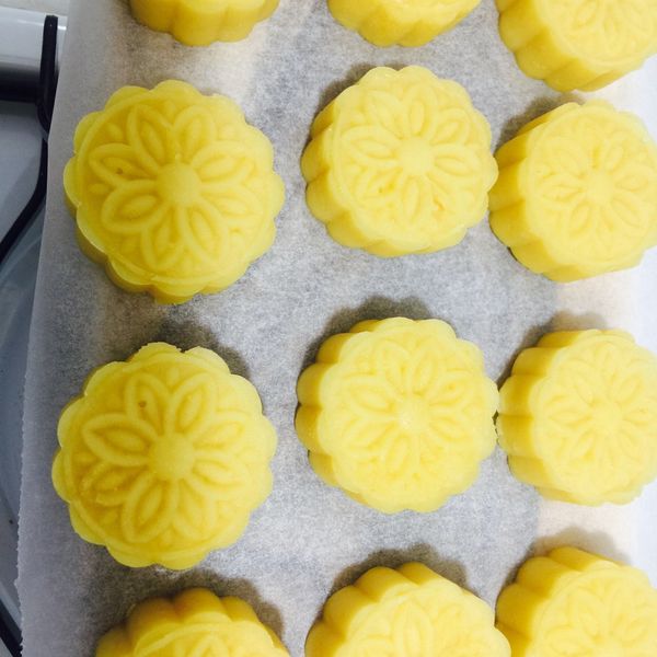 冰心綠豆糕 冰心月餅 綠豆餡製作 : Rita Wang一起做