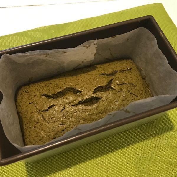 純粹抹茶磅蛋糕（減糖） : tampuifong一起做